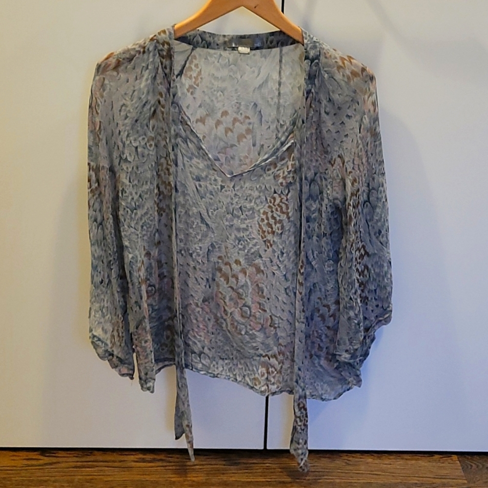 Forever 21 silk boho top
